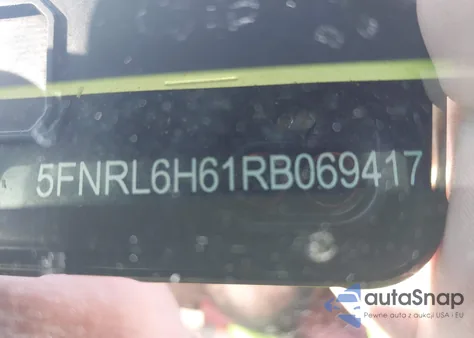 2024 Honda Odyssey Ex-L из США, поврежденный, VIN 5FNRL6H61RB069417